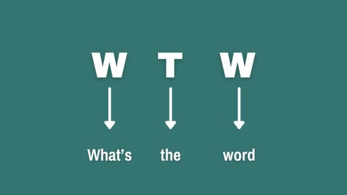 wtw meaning in text