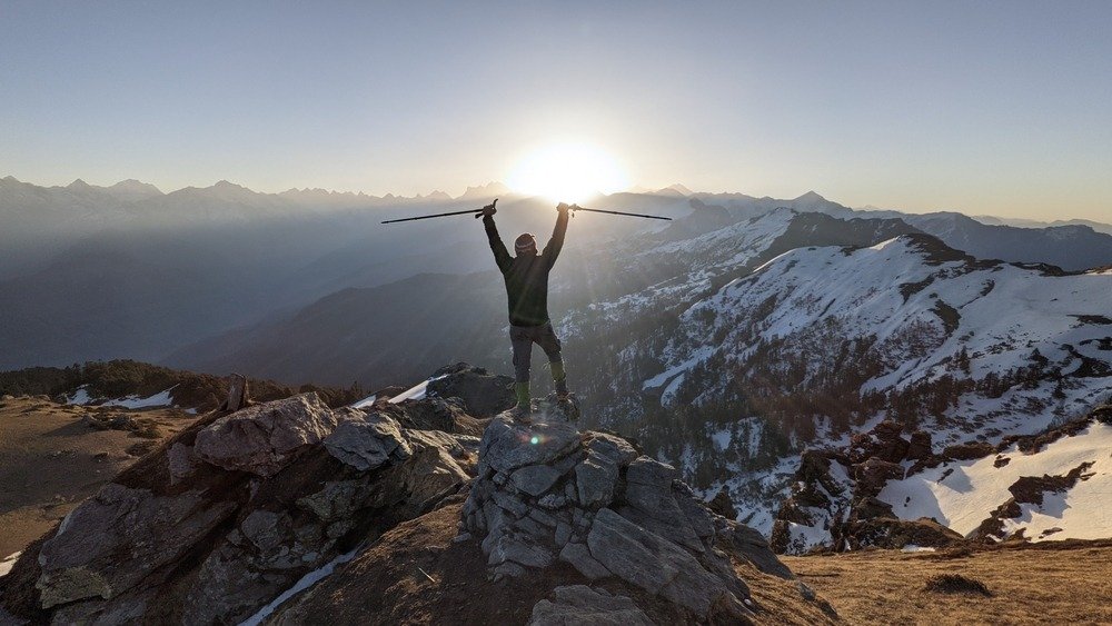 Man On Mountains
