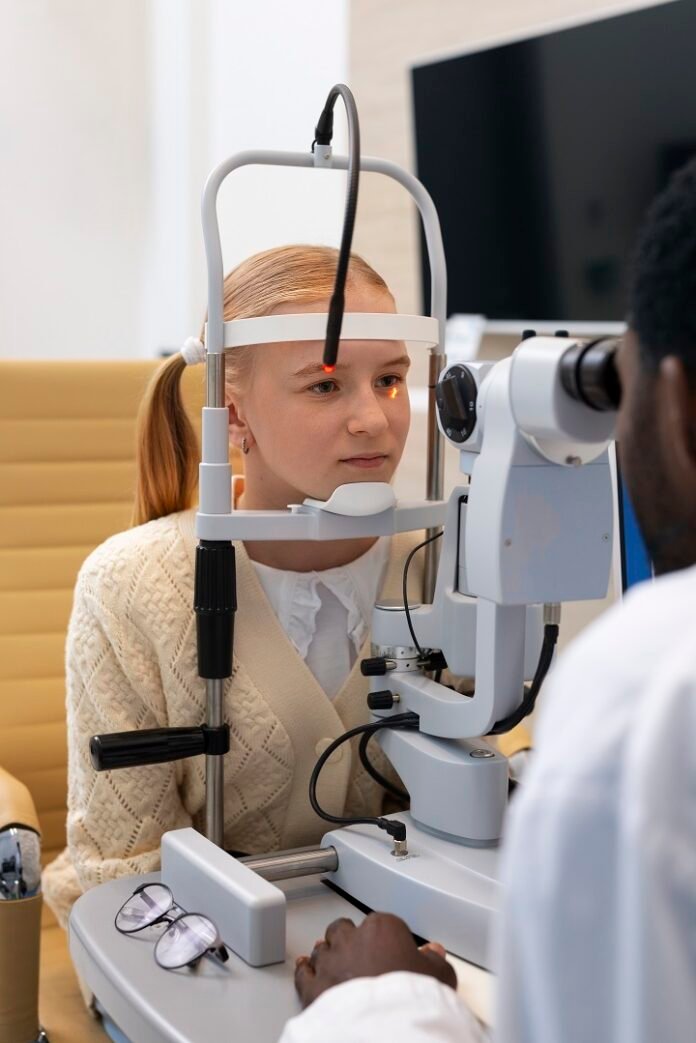 NHS eye examination Derby