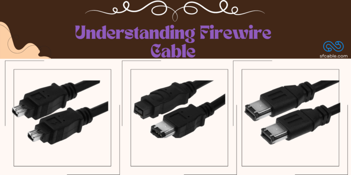 Firewire cable guide