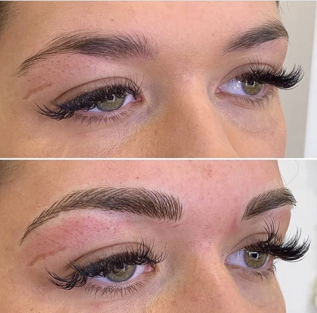 semi-permanent eyebrows