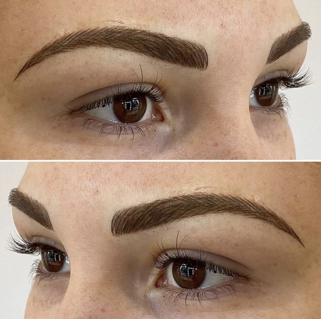 semi-permanent eyebrows